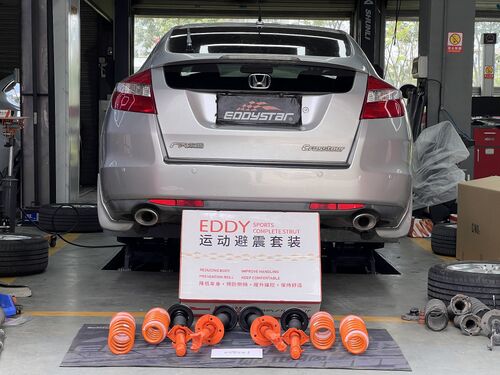 সম্পর্কে সর্বশেষ কোম্পানী কেস 2013 Honda Accord Crosstour 2.4L Upgraded with EDDY Sport Shock Absorber Kit
