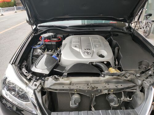 সম্পর্কে সর্বশেষ কোম্পানী কেস Toyota Crown 3rd Generation Upgraded with EDDY Vortex Carbon Fiber Intake Box