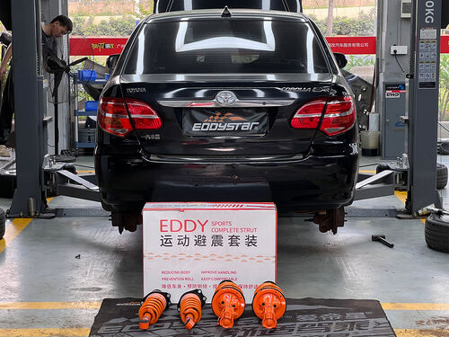 সম্পর্কে সর্বশেষ কোম্পানী কেস 2012 Toyota Corolla 1.8L | EDDY Sport Shock Absorber Kit Upgrade: Stance & Stability Combined