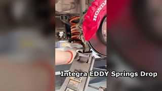 Honda Integra EDDY Sport Short Springs-এর সাথে আপগ্রেড করা হয়েছে