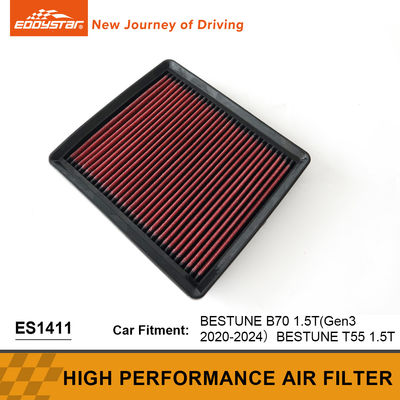 ওয়াশিং হাই ফ্লো প্যানেল এয়ার ফিল্টার BESTUNE B70 1.5T ফিল্টারিং মাইক্রো পার্টিকলস